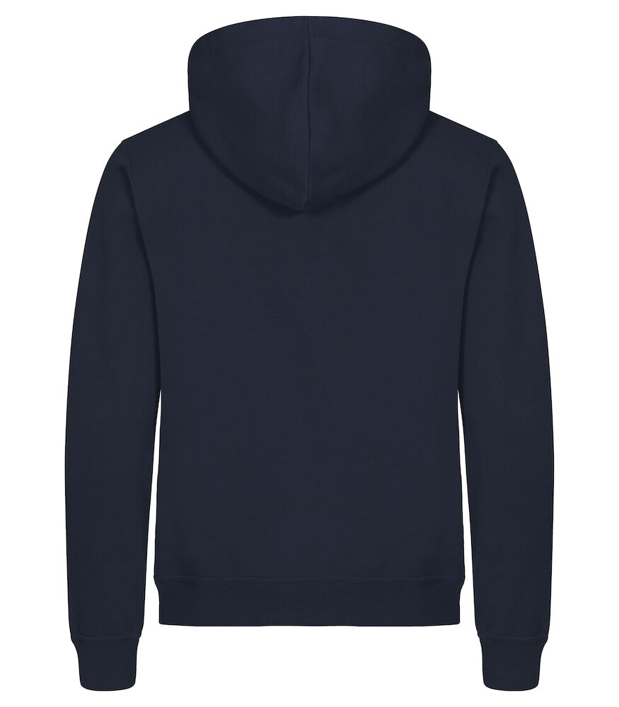 Hættetrøje med lynlås, Unisex, Mørk Marine - CLIQUE 0201034 - 580