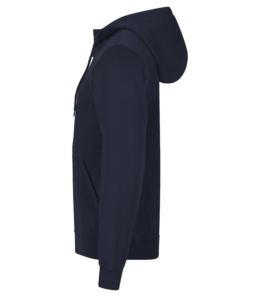 Hættetrøje med lynlås, Unisex, Mørk Marine - CLIQUE 0201034 - 580