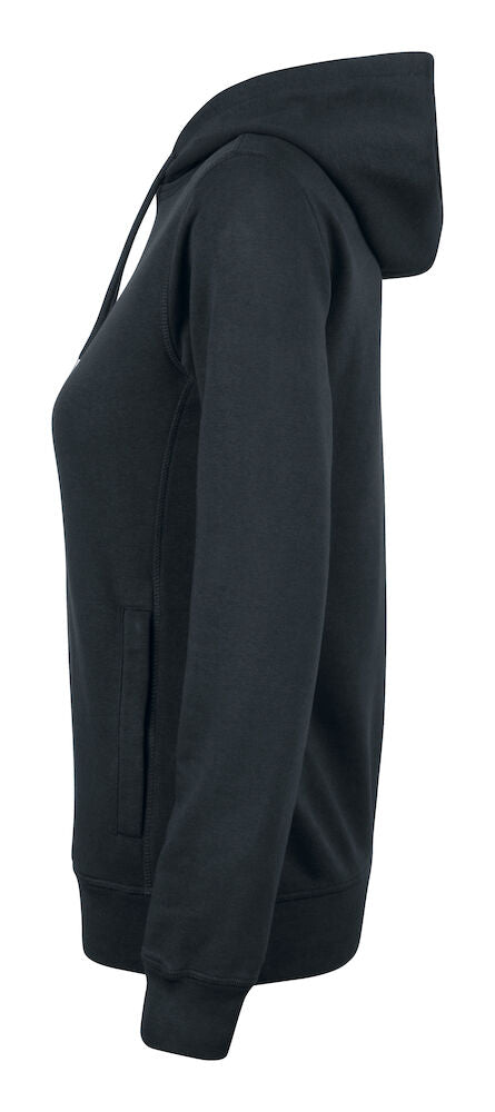 Premium dame hættetrøje, Sort - Clique 021003