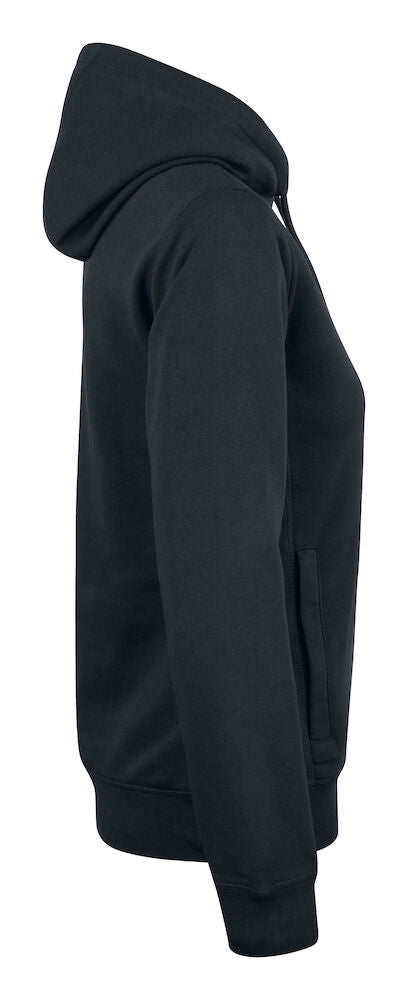 Premium dame hættetrøje, Sort - Clique 021003