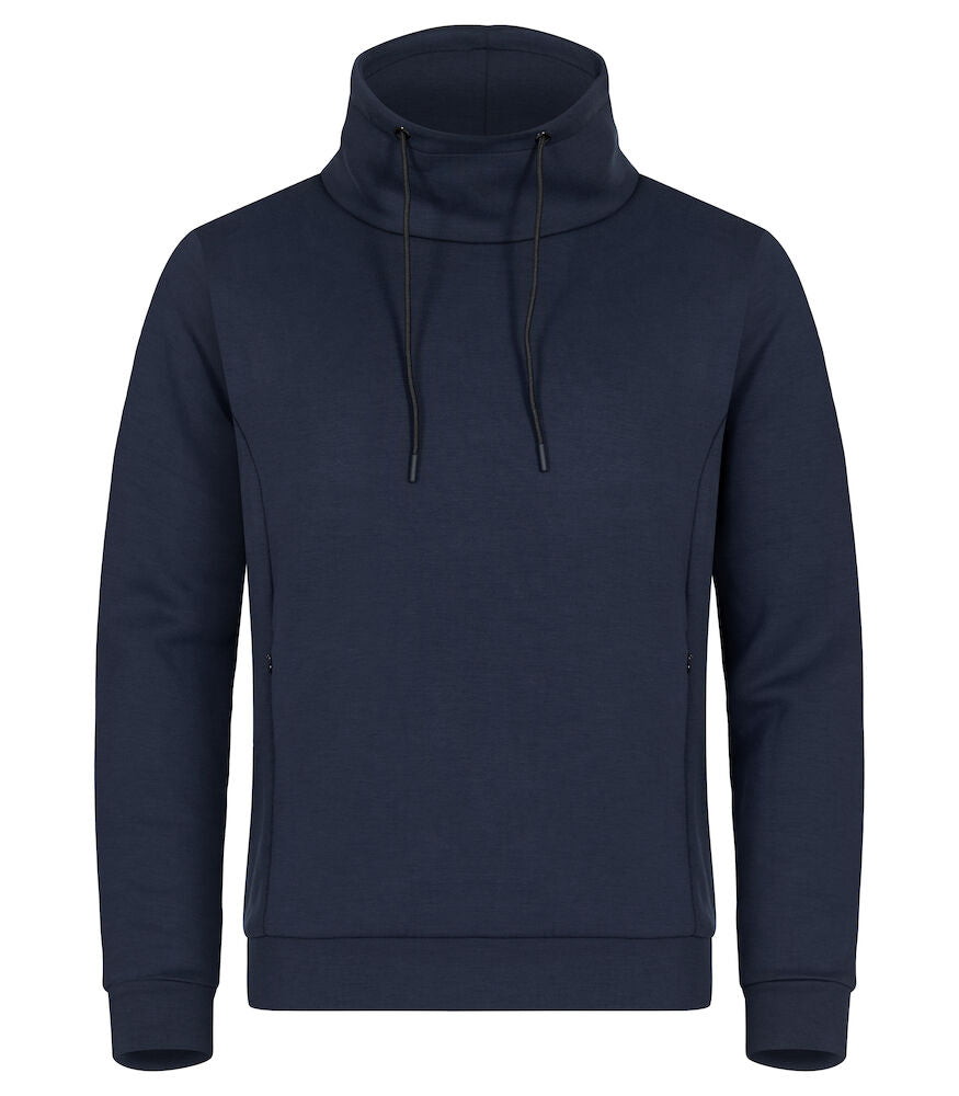 Sweatshirt med høj krave, Herre, Dark Navy - CLIQUE 021022 - 580