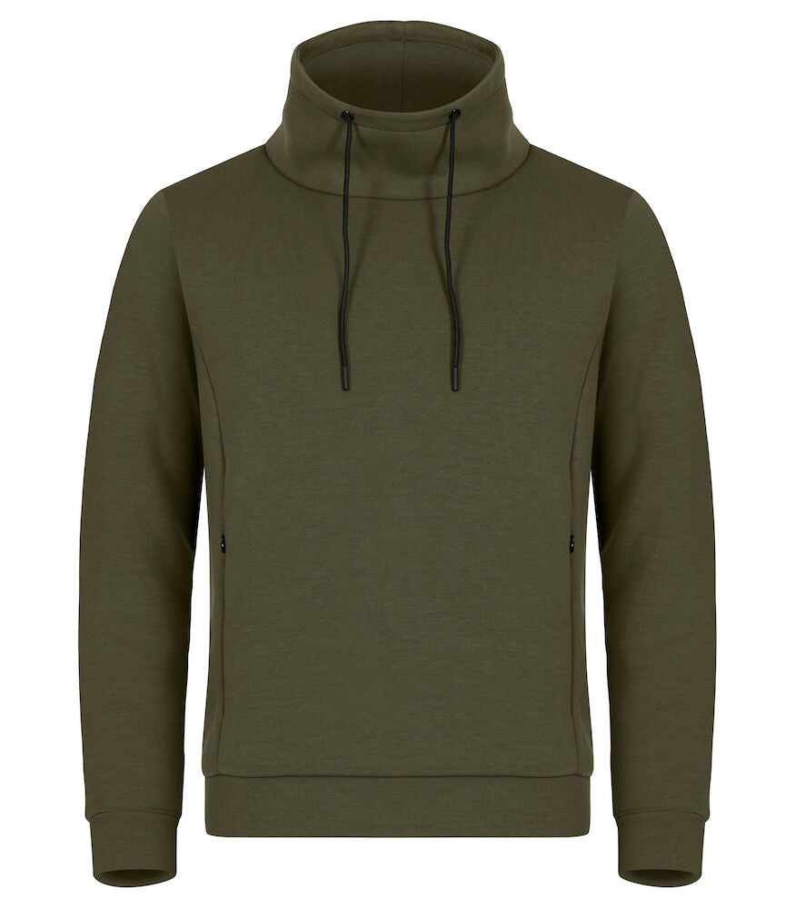 Sweatshirt med høj krave, Herre, Fog Green - CLIQUE 021022 - 75