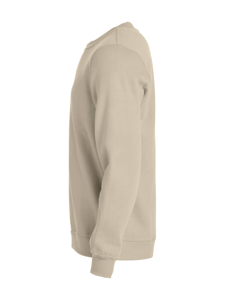 Basic Sweatshirt/Crewneck, Beige, Unisex - Clique 021030