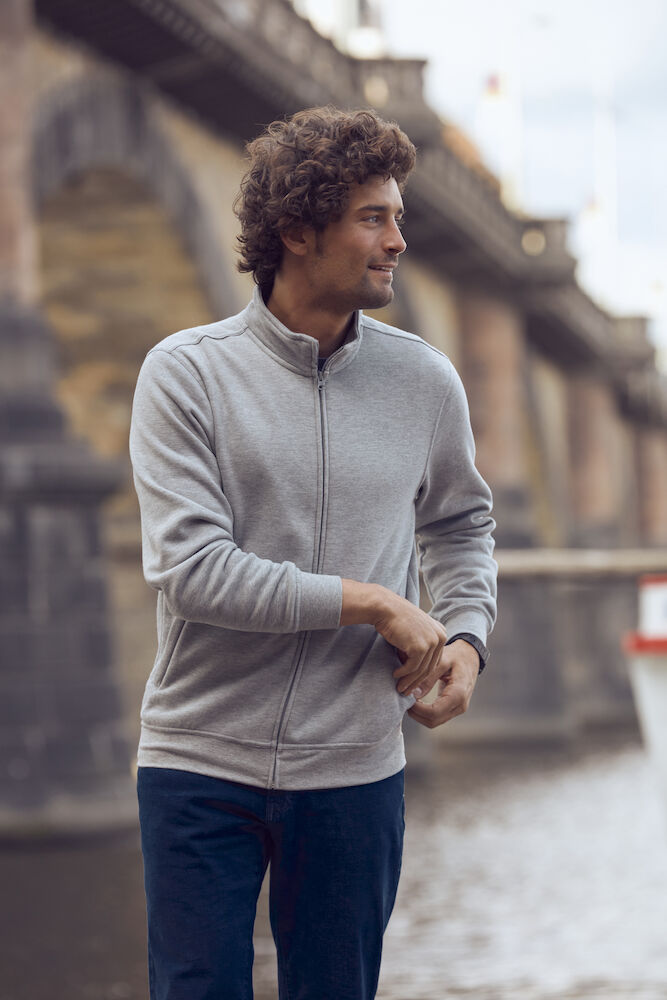 Basic Cardigan - Herre - Rød - Clique 021038