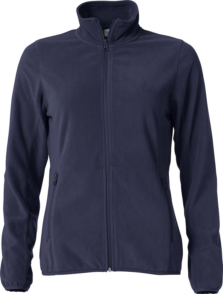 Basic Micro Fleece Jacket - Dame - Navy - Clique 023915