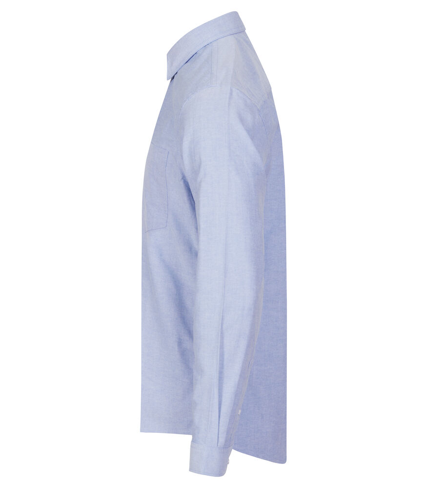 Oxford skjorte med brystlomme, Blå - Clique 027311