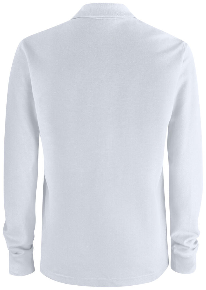Basic Polo Pocket Langærmet, Herre, Hvid - CLIQUE 028235 - 00