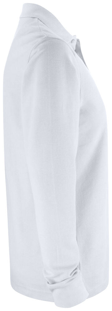 Basic Polo Pocket Langærmet, Herre, Hvid - CLIQUE 028235 - 00