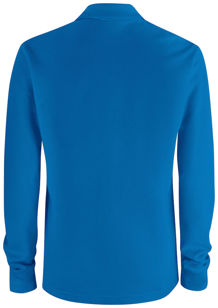 Basic Polo Pocket Langærmet, Herre, Royal Blue - CLIQUE 028235 - 55