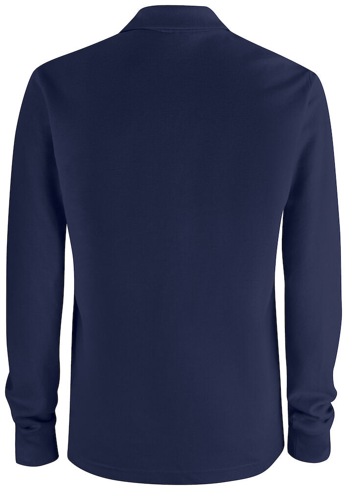 Basic Polo Pocket Langærmet, Herre, Dark Navy - CLIQUE 028235 - 580