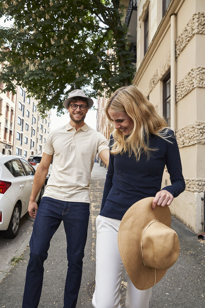 Classic Marion Langærmet Polo, Mørkegrøn - Dame - Clique 028247