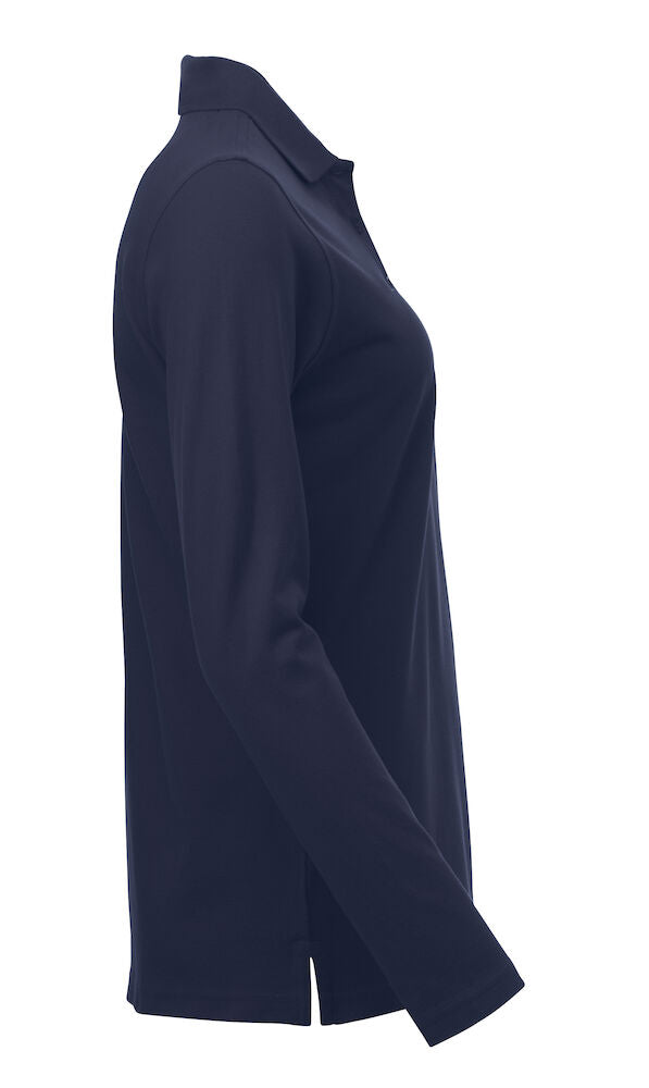 Classic Marion Langærmet Polo, Navy - Dame - Clique 028247