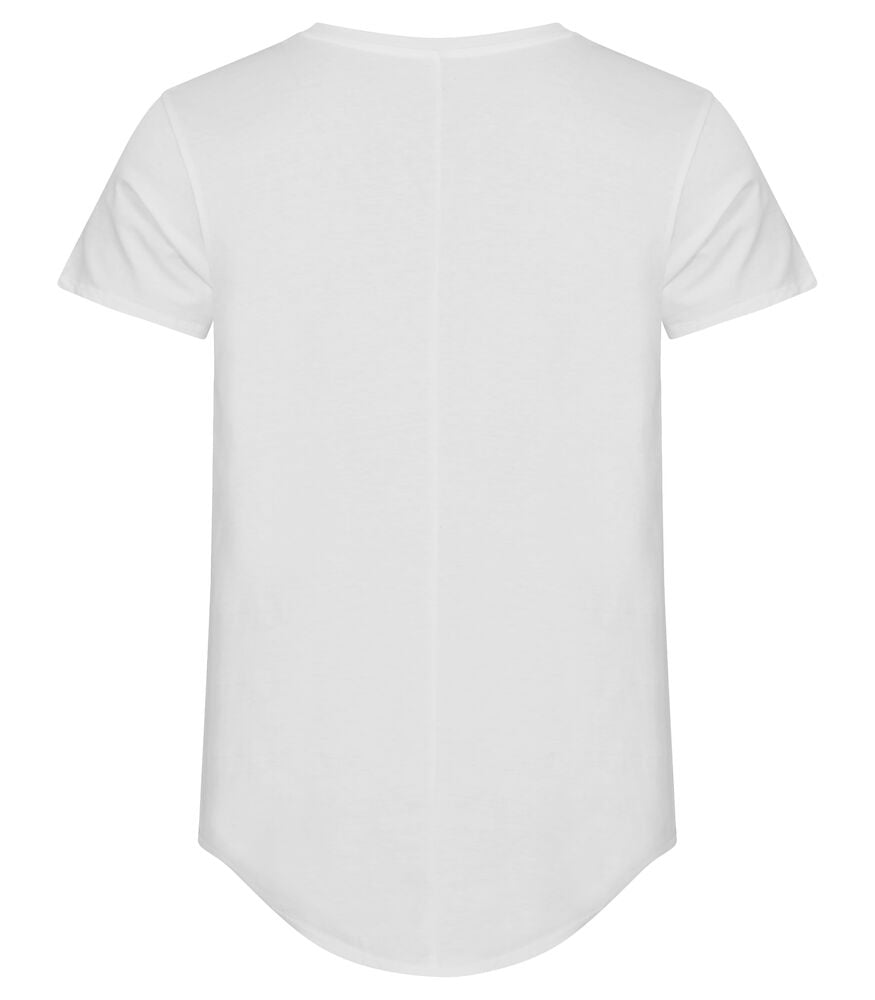 Ekstra længde i ryggen T-shirt - Brooklyn, Herre, Hvid CLIQUE 029006 - 00