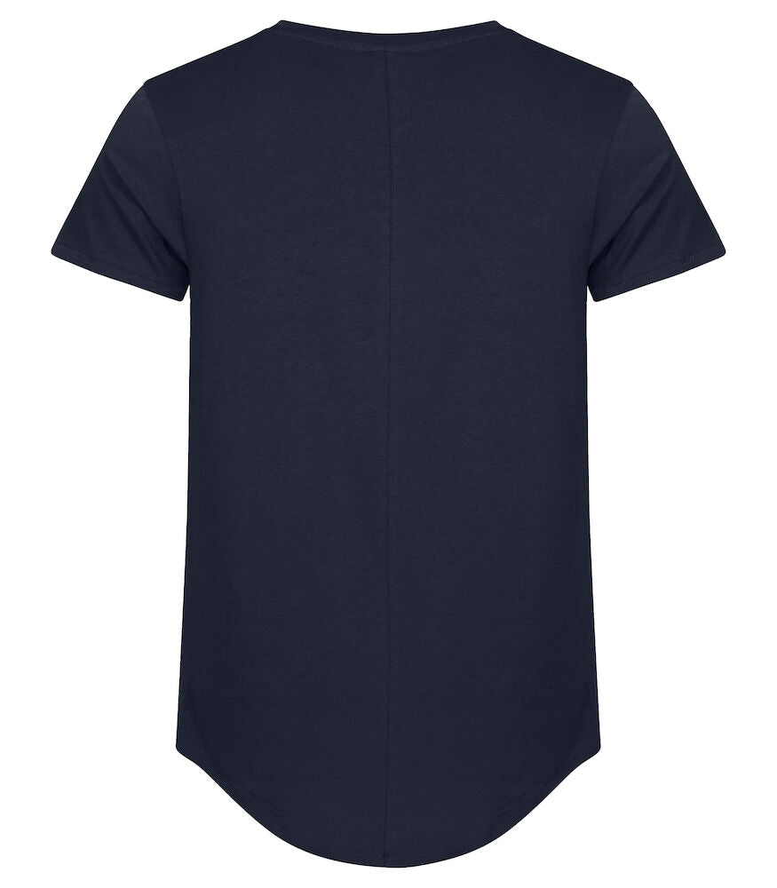 Ekstra længde i ryggen T-shirt - Brooklyn, Herre, Dark Navy CLIQUE 029006 - 580