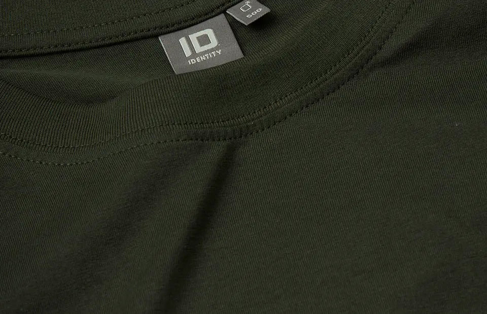 Premium Kvalitet Herre T-shirt – 100% Bomuld, Rund Hals, Flaskegrøn - 0500