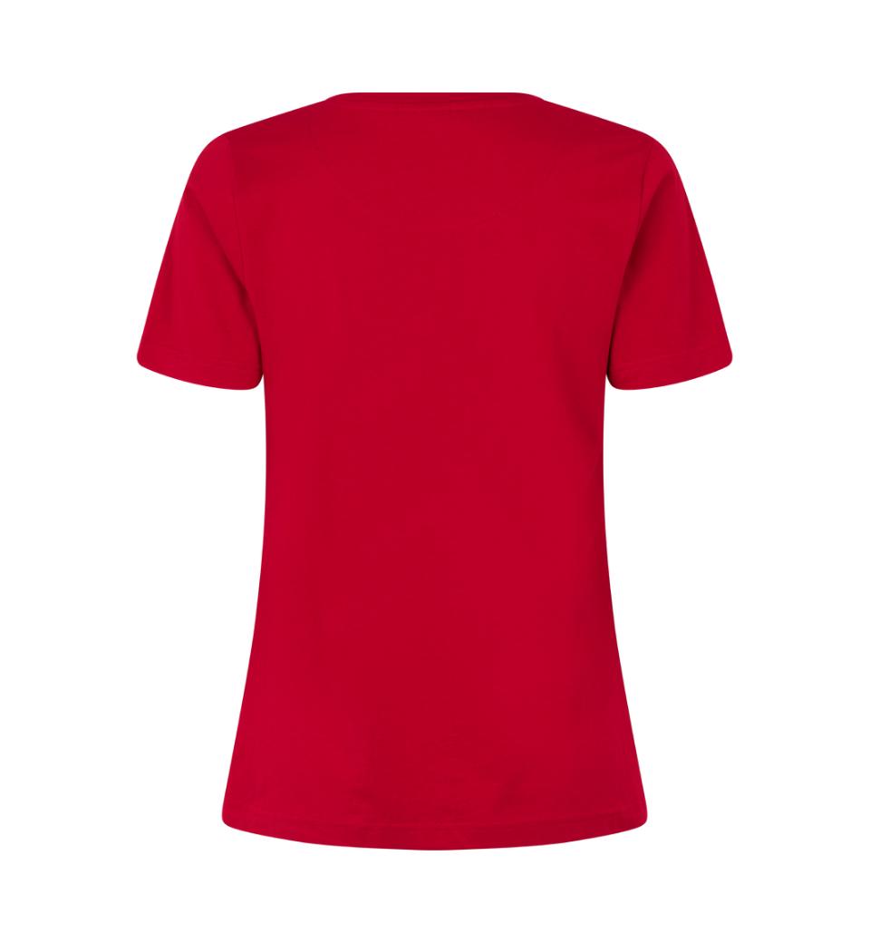 T-TIME® T-shirt, Rød, Dame - ID-0511