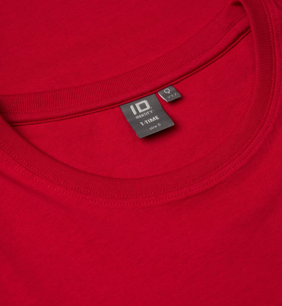 T-TIME® T-shirt, Rød, Dame - ID-0511