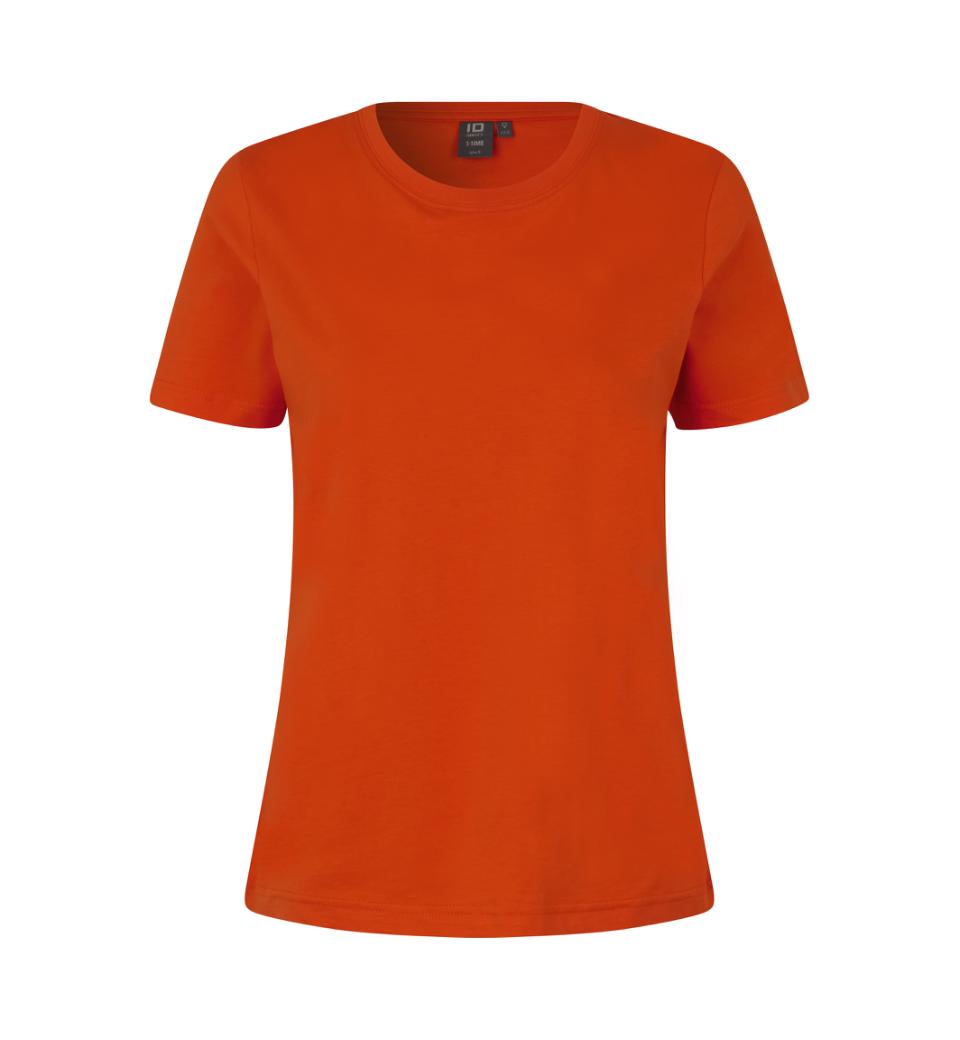 T-TIME® T-shirt, Orange, Dame - ID-0511