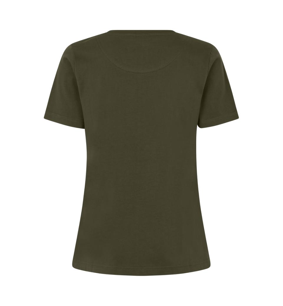 T-TIME® T-shirt, Oliven, Dame - ID-0511