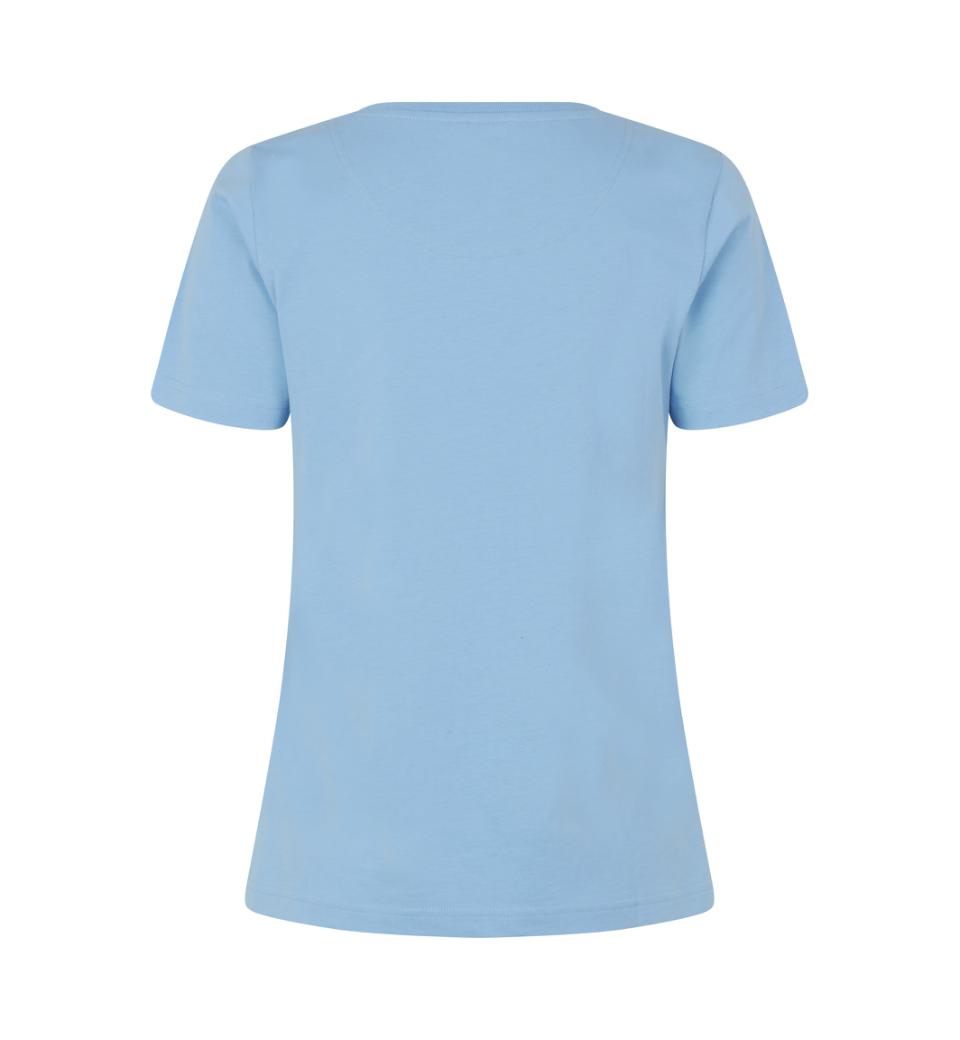 T-TIME® T-shirt, Lys Blå, Dame - ID-0511