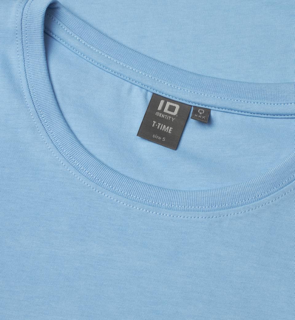 T-TIME® T-shirt, Lys Blå, Dame - ID-0511