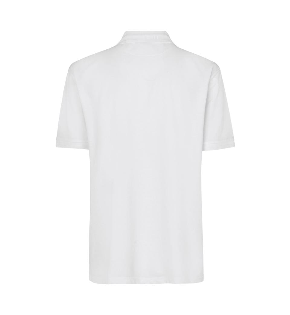 Brystlomme Poloshirt , Herre - Hvid - 0520