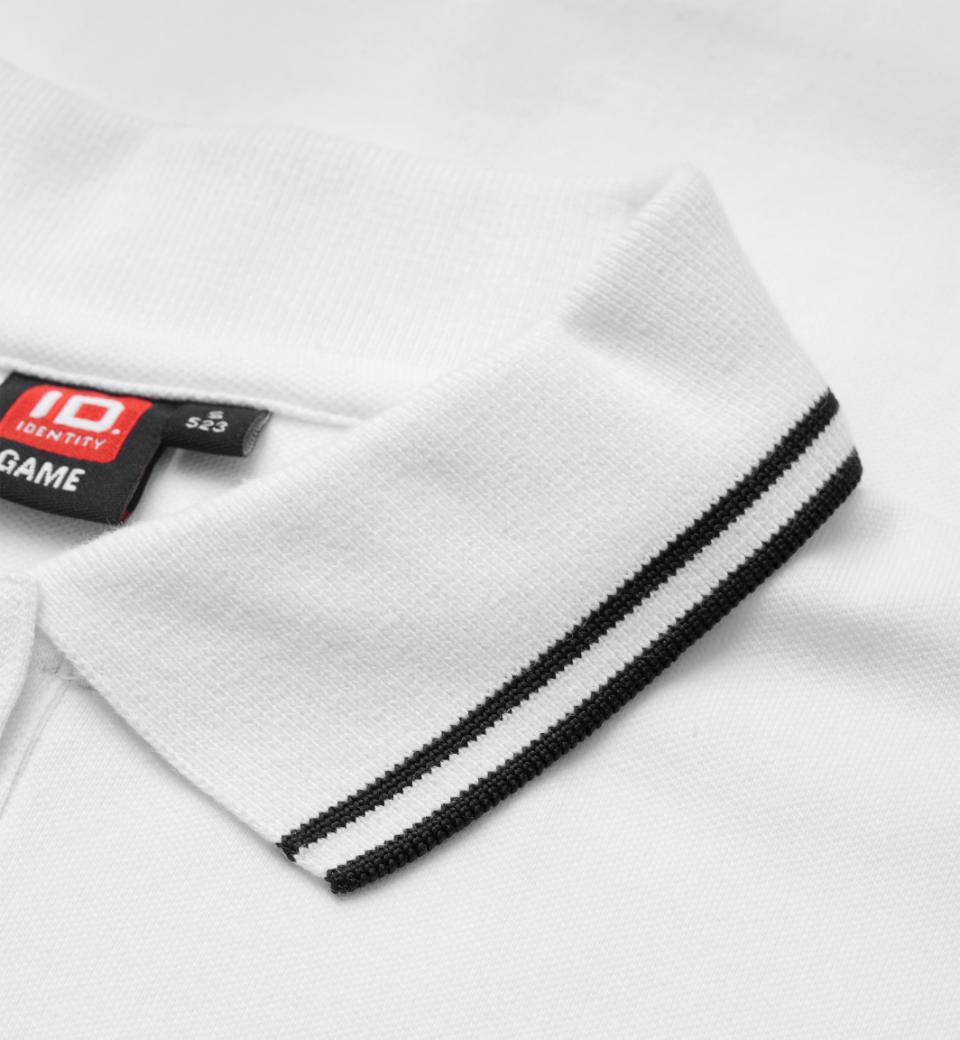 Kontrast Polo - Dame - Hvid - ID 0523