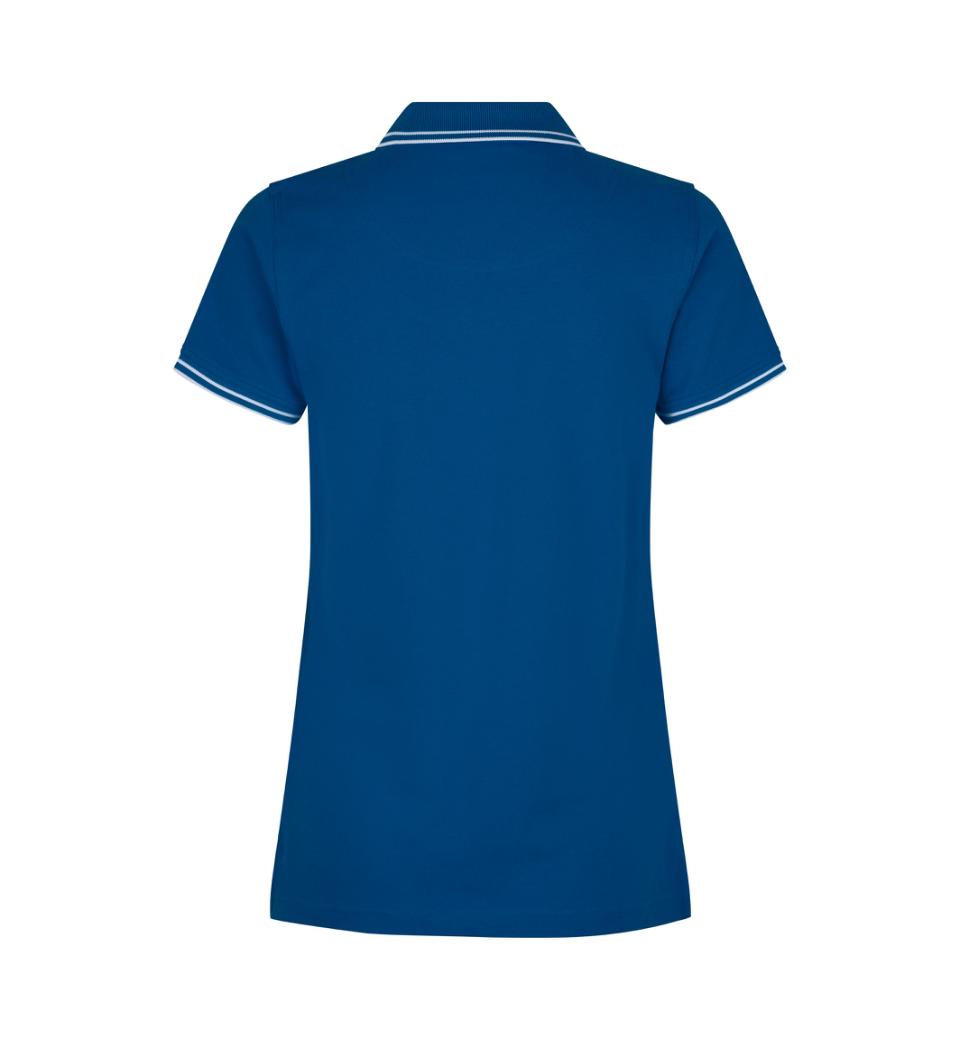 Kontrast Polo - Dame - Azur - ID 0523