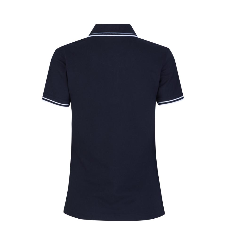 Kontrast Polo - Dame - Navy - ID 0523