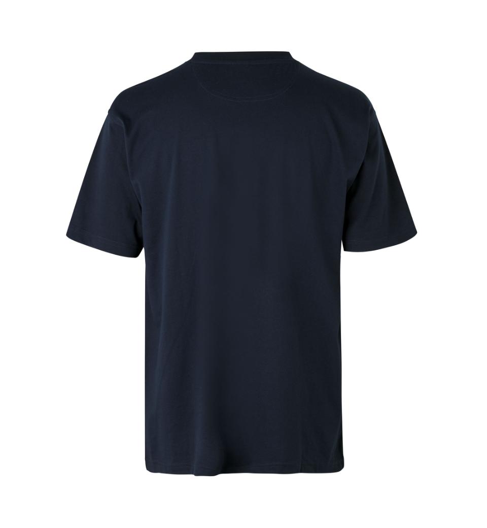 T-shirt med brystlomme, Herre - Navy - 0550
