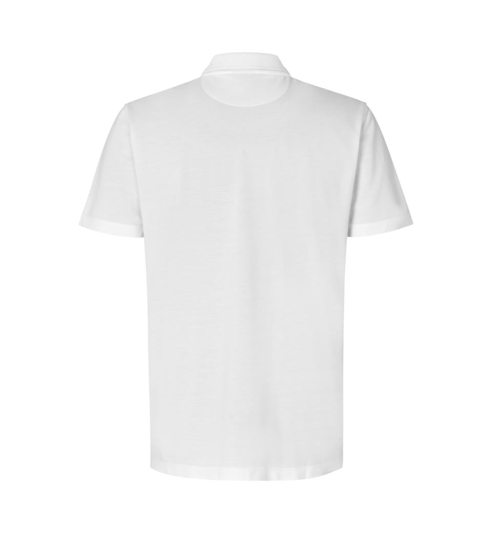 Ease poloshirt i Hvid, Herre - ID 0556
