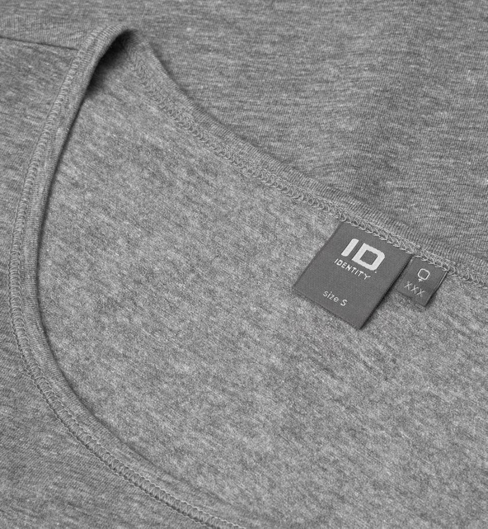 3/4 Ærmet Stretch T-shirt - Dame - Grå - ID 0597