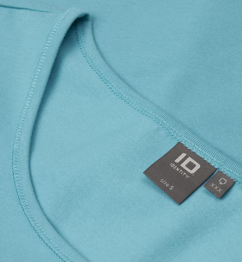 3/4 Ærmet Stretch T-shirt - Dame - Aqua - ID 0597