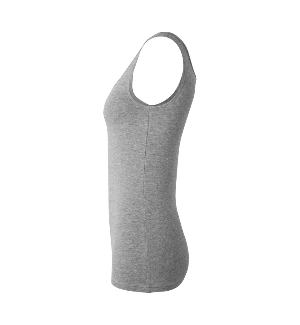 Stretch Tanktop - Dame - Grå - ID 0599