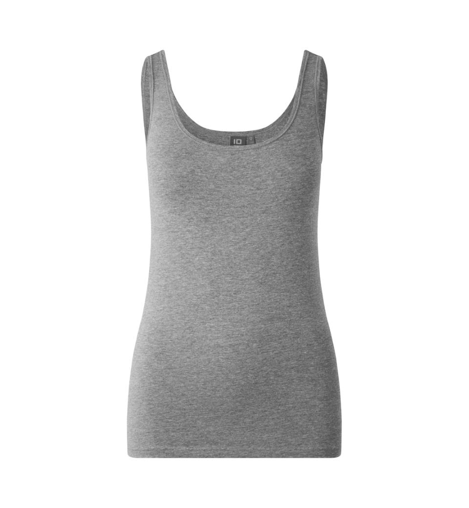 Stretch Tanktop - Dame - Grå - ID 0599