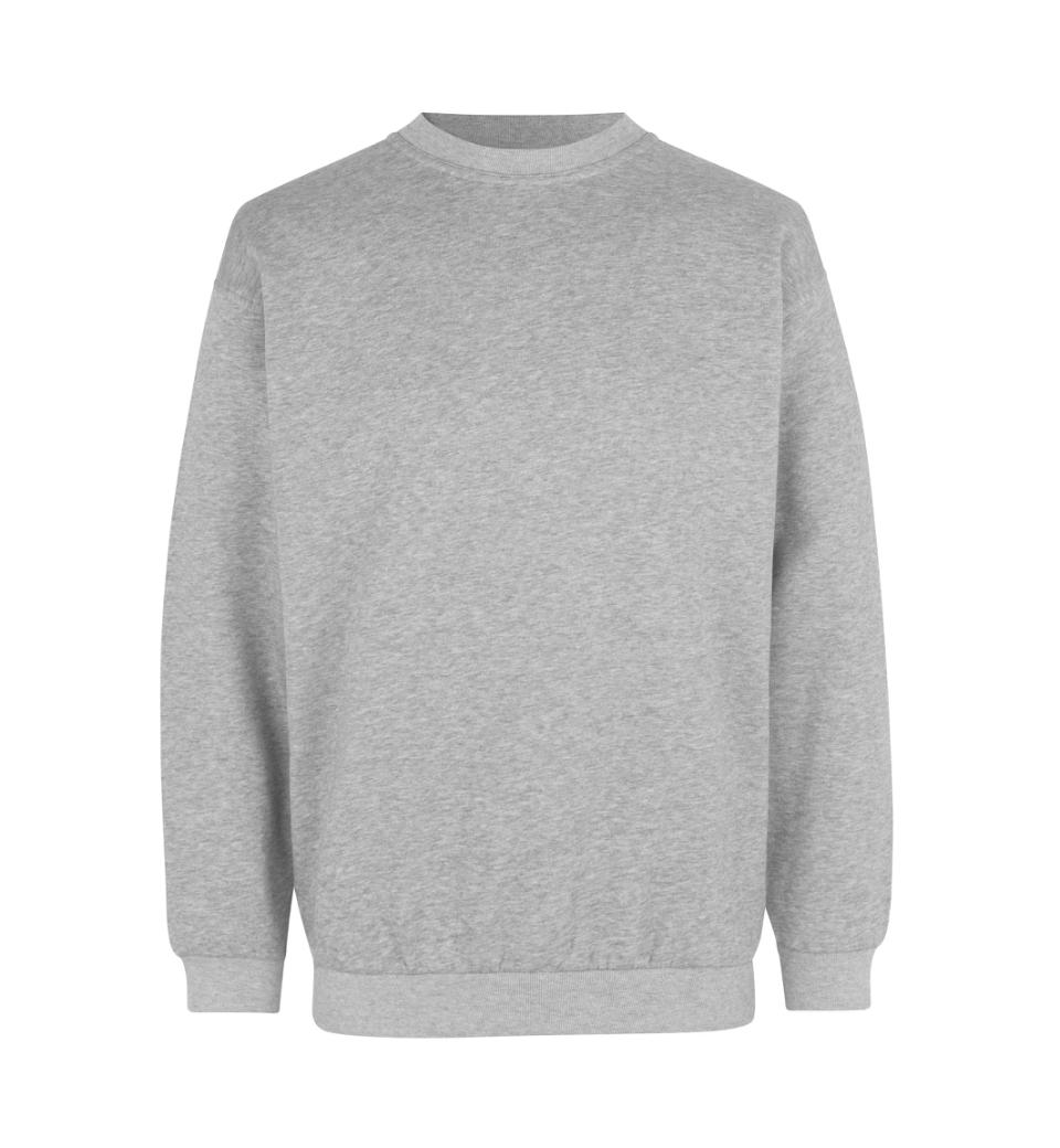 ID Game sweatshirt, Grå melange - 0600