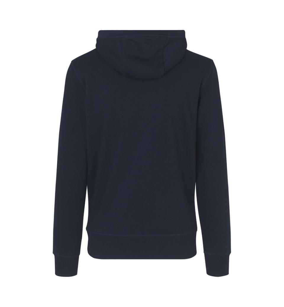 Sweatshirt hoodie med lynlås, Navy, Herre - 0638