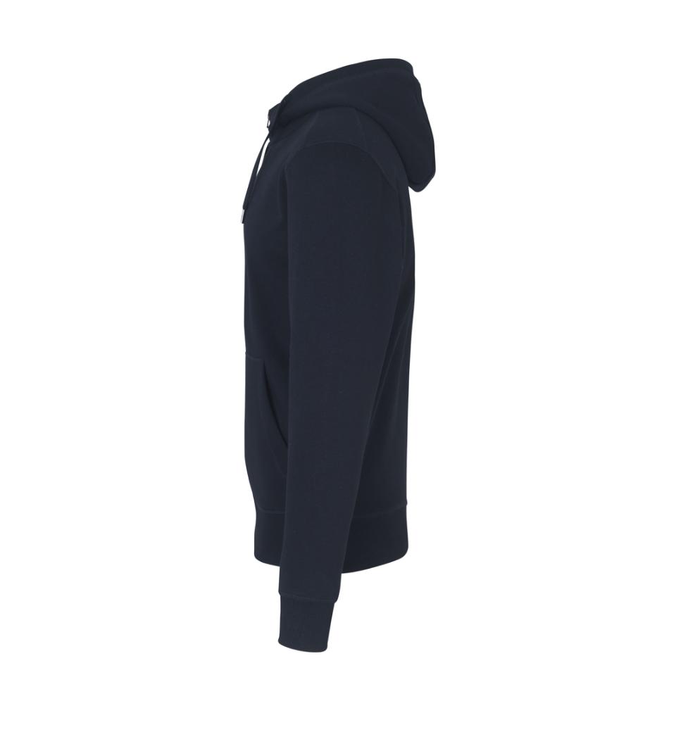 Sweatshirt hoodie med lynlås, Navy, Herre - 0638