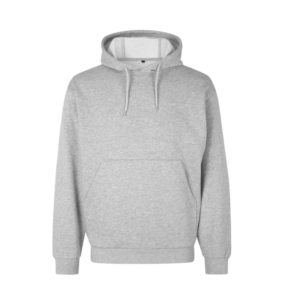 Soft Hoodie, Grå melange, Unisex - ID 0660