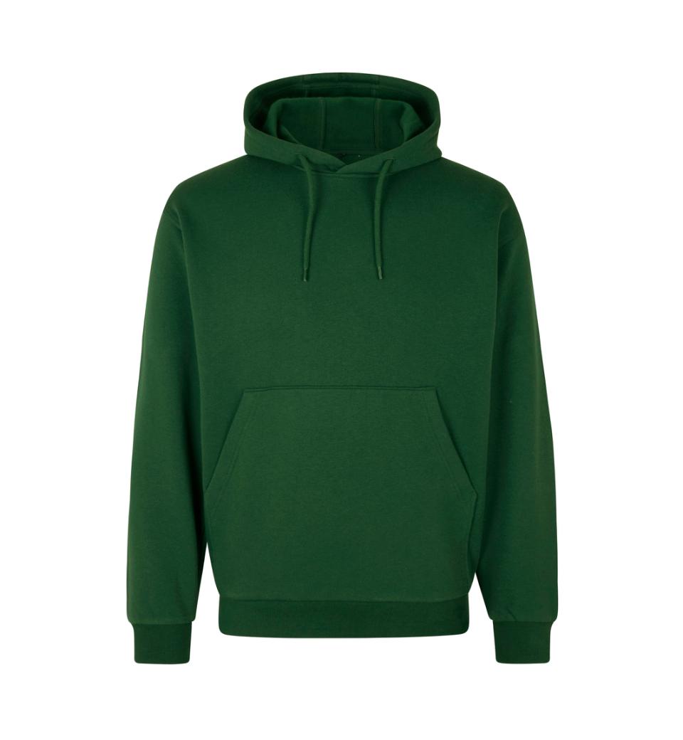 Soft Hoodie, Flaskegrøn, Unisex - ID 0660