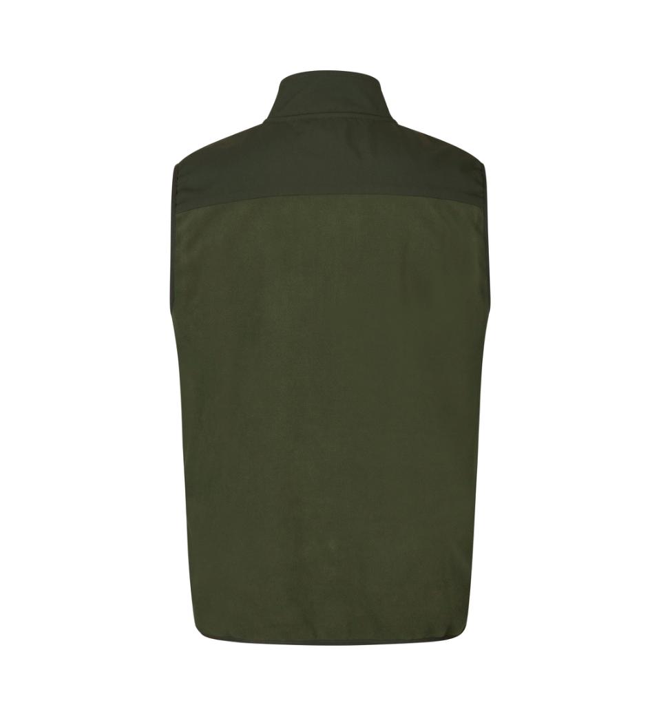 Fleecevest,Herre, Oliven - ID 0746