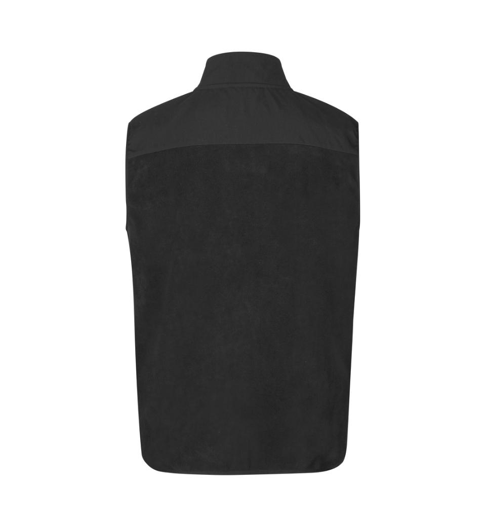 Fleecevest,Herre, Sort - ID 0746