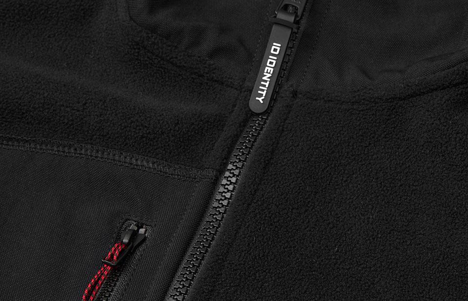 Fleecevest,Herre, Sort - ID 0746