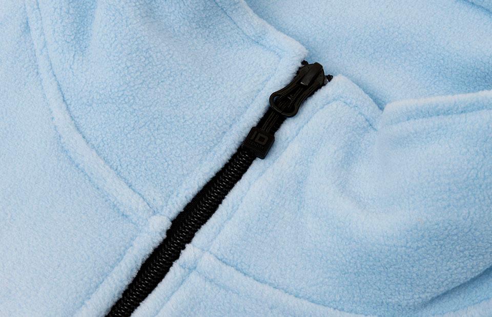 Mikrofleece Cardigan - Herre - Blå - ID 0803