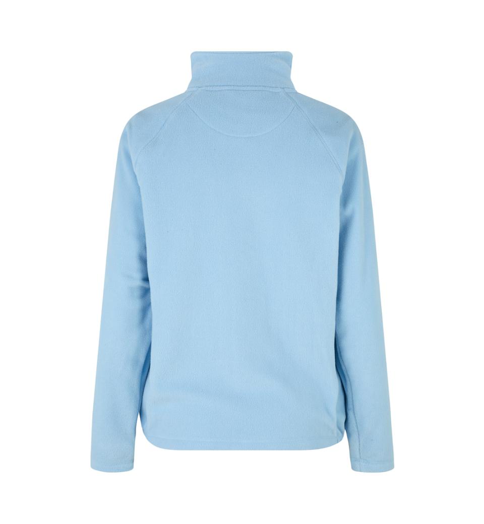 Mikrofleece Cardigan - Dame - Blå - ID 0805