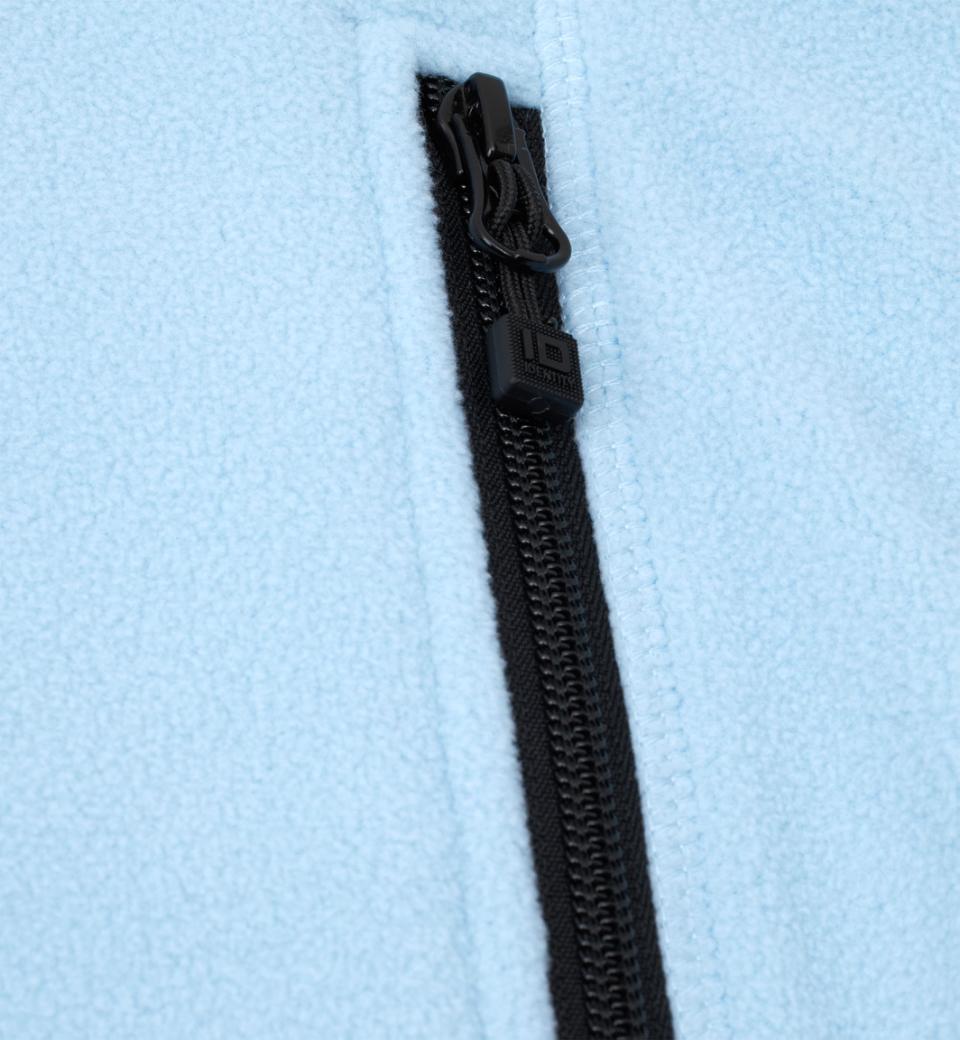 Mikrofleece Cardigan - Dame - Blå - ID 0805