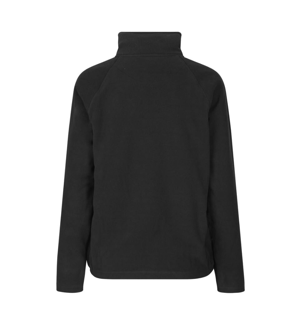 Mikrofleece Cardigan - Dame - Sort - ID 0805
