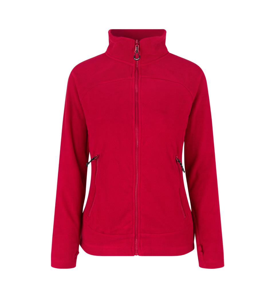 Zip-n-Mix Mikrofleece - Dame - Rød - ID 0807