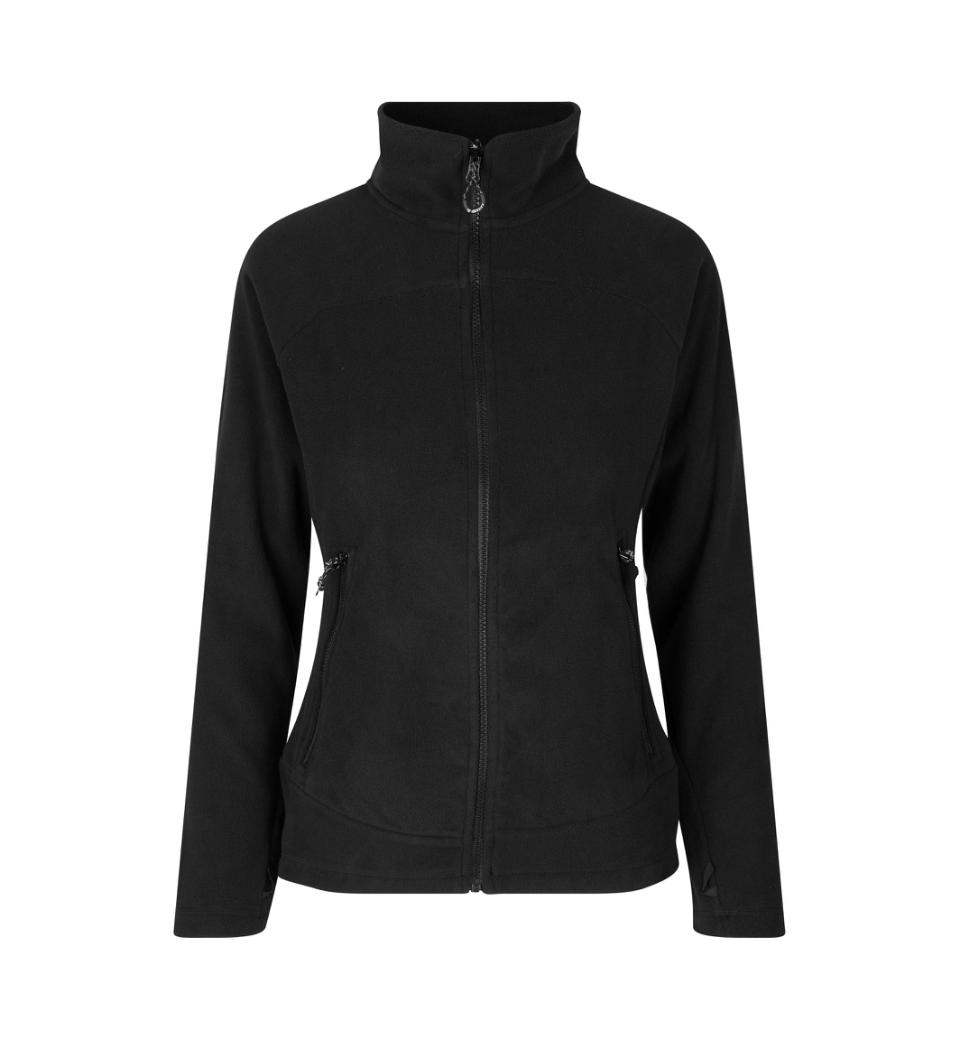Zip-n-Mix Mikrofleece - Dame - Sort - ID 0807