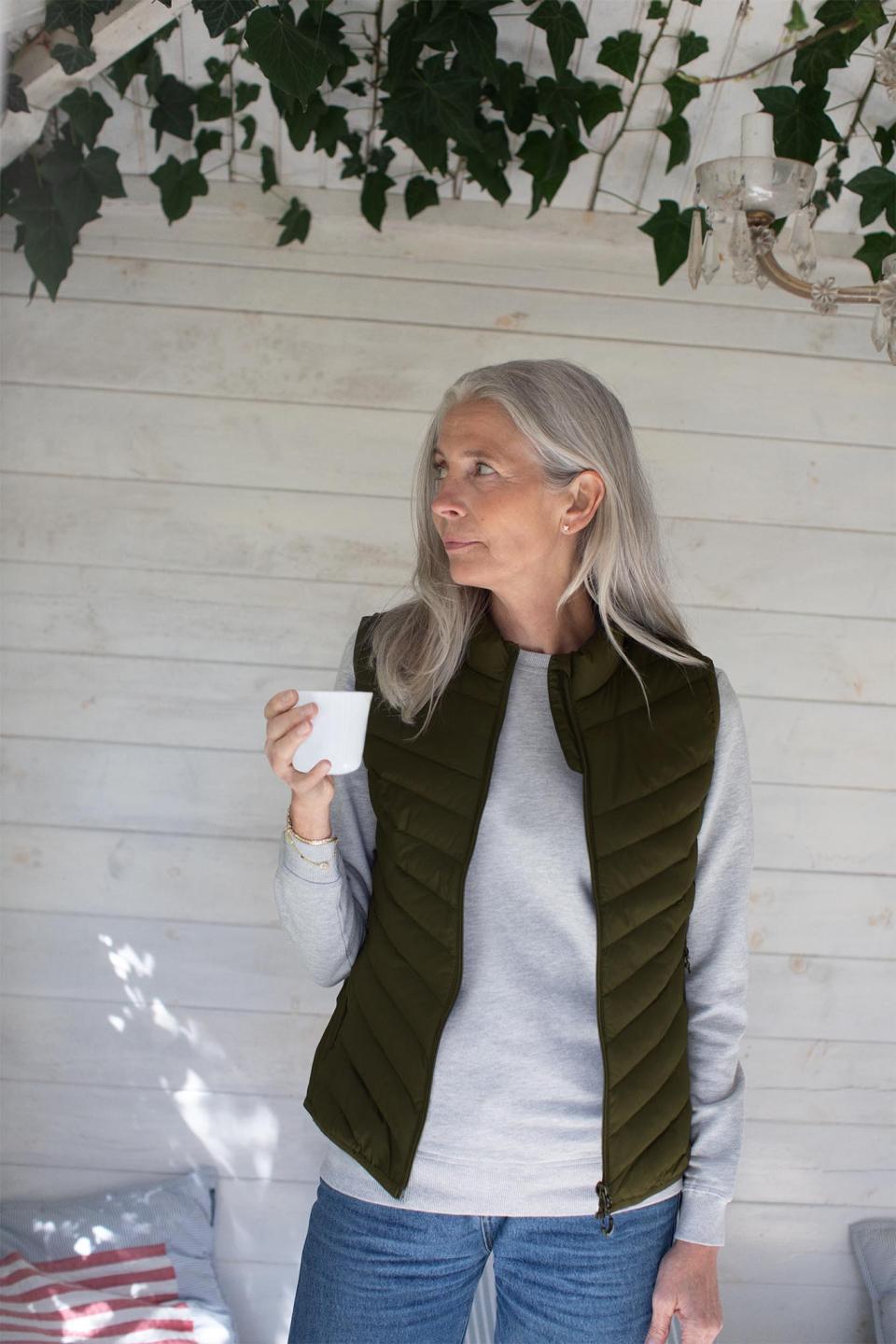 Stretch Bodywamer - Dame - Sort - ID 0893